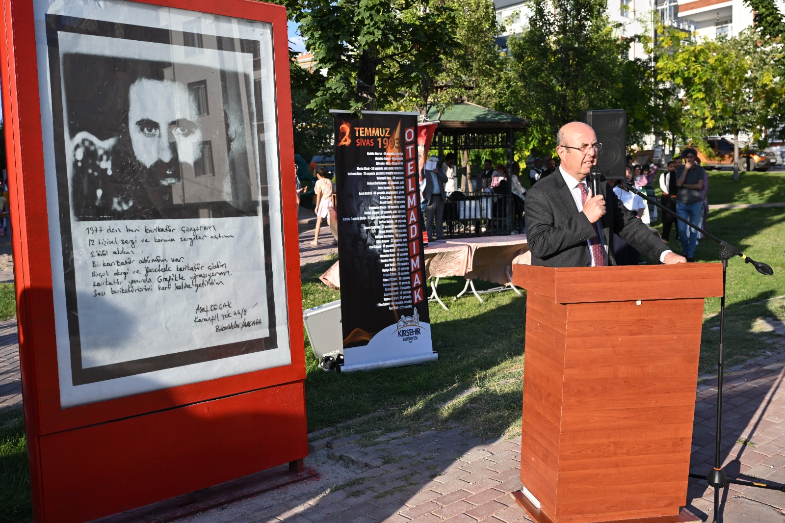 Sivas Katliamında Yitirilen Canlar Asaf Koçak Parkı’nda anıldı